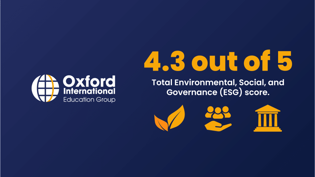 Oxford International Education Group Achieves ESG Excellence